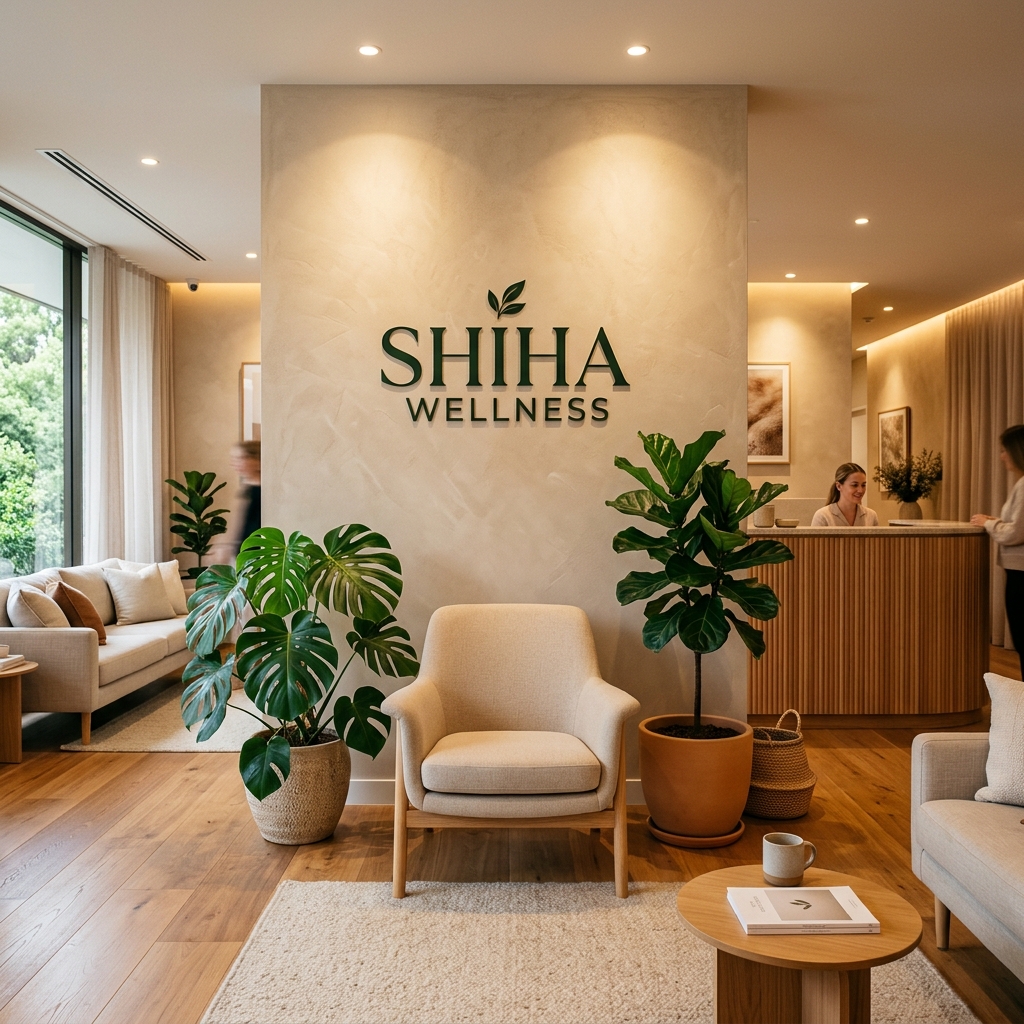 SHIHA Wellness Clinic Interior Lounge